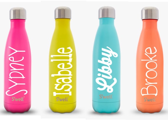 S'well Water Bottle with Personalized Custom Name (Satin Collection)
