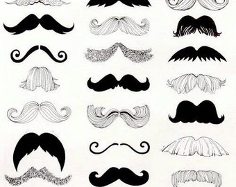 Alexander Henry - Where's My Stache - #7567A - Natural