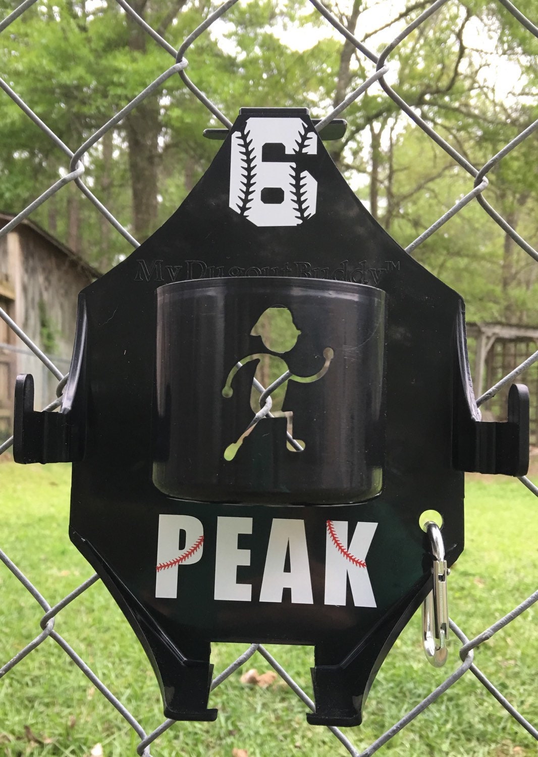 Dugout buddy dugout organizer softball organizer by PeaKKreations