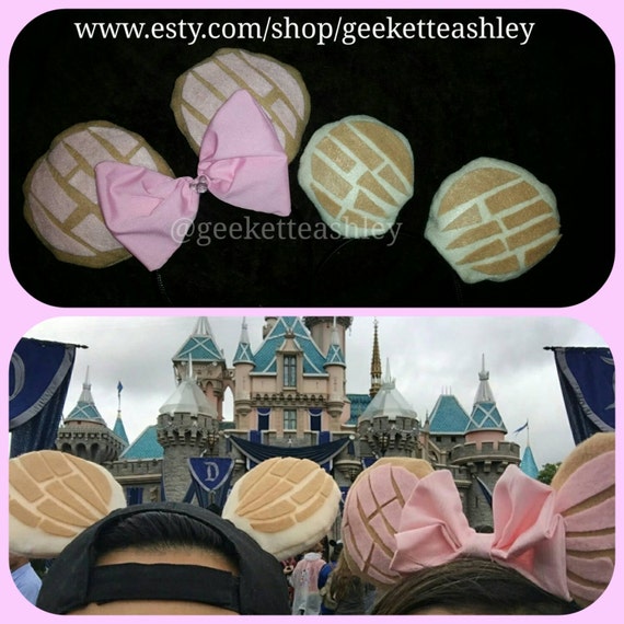 Concha Disney inspired ears with MickeyBling by GeeketteAshley