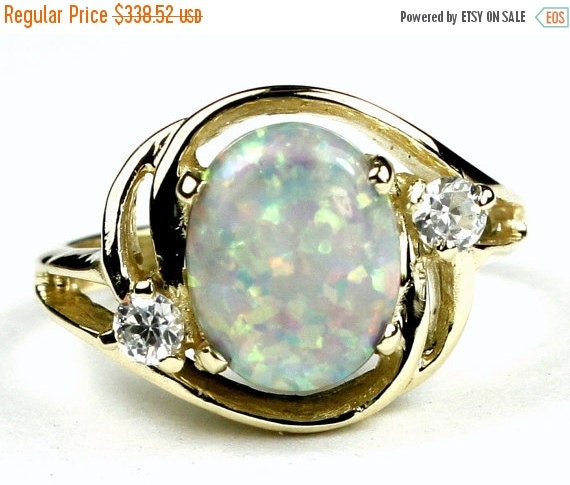 Mothers Day Sale 30% Off R021 Created White Opal by SylvaRocks2