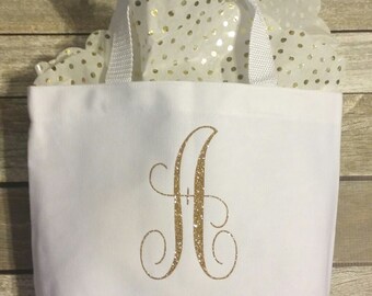 Personalized Tote Bag Girl's Mini Tote Flower Girl Tote Kids Tote Bag Party Favors Bag Birthday Party Personalized Bag for Kids