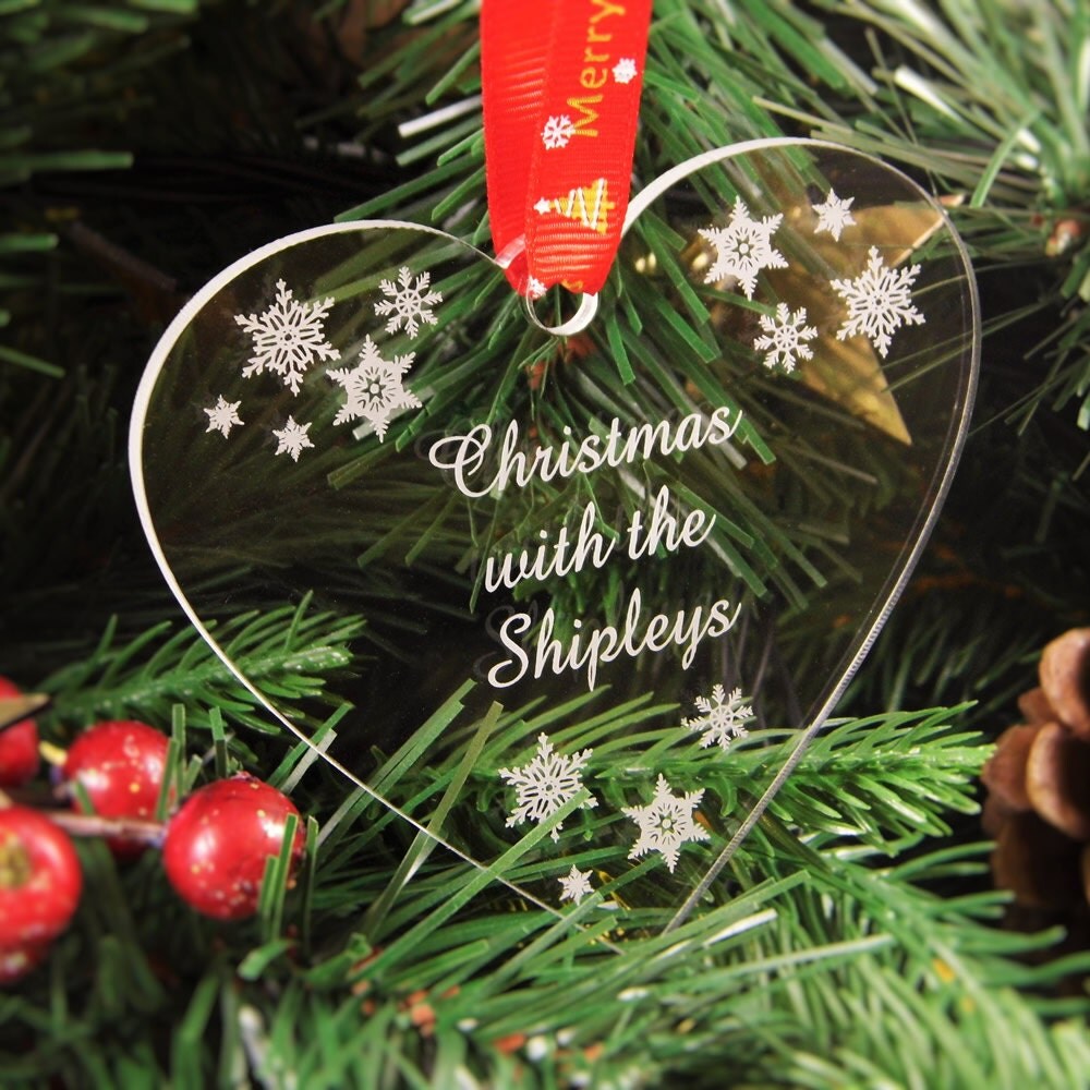 personalised christmas tree decoration engraved bauble gift personalised christmas tree decoration engraved bauble gift