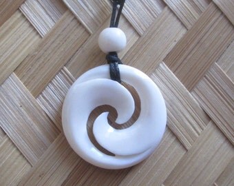 Maori Disegnò Collana, Cola de Bballena, Fatto a Mano da