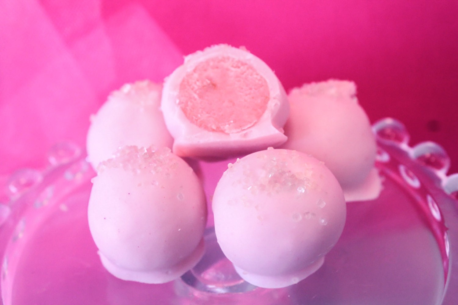 Pink Lemonade Cake Bites Pink Lemonade Cake Balls Pink Lemonade Cake Bites Pink Lemonade Cake Balls