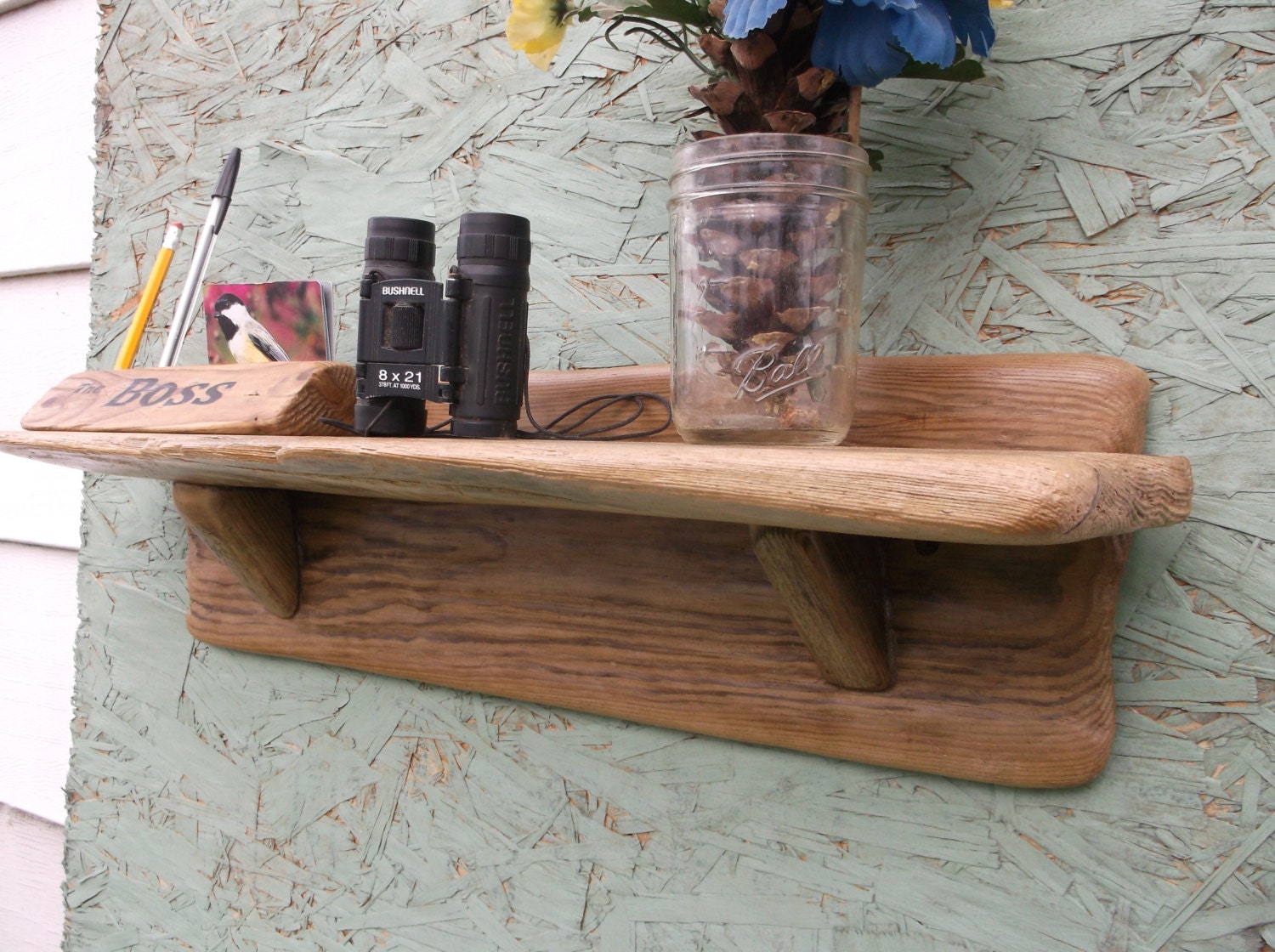 Driftwood Shelf Rustic Shelf Country Chic Decor Cabin
