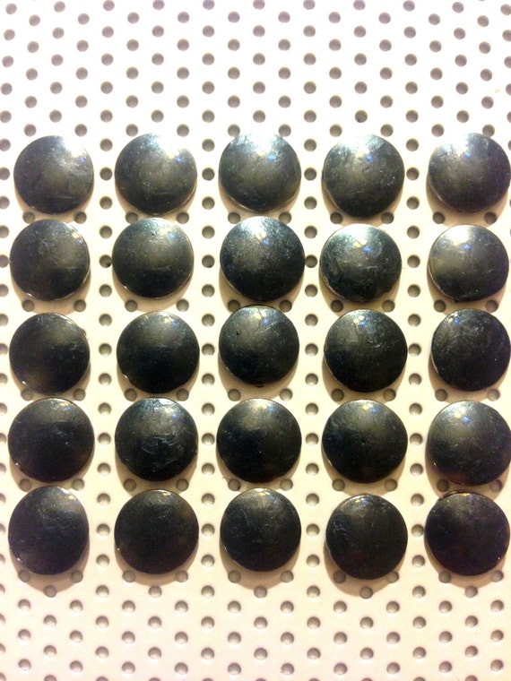 Gunmetal push pins grey thumb tacks cubicle decor by REJUNK