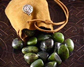 Tumbled Jade - Prosperity, Love, Wisdom