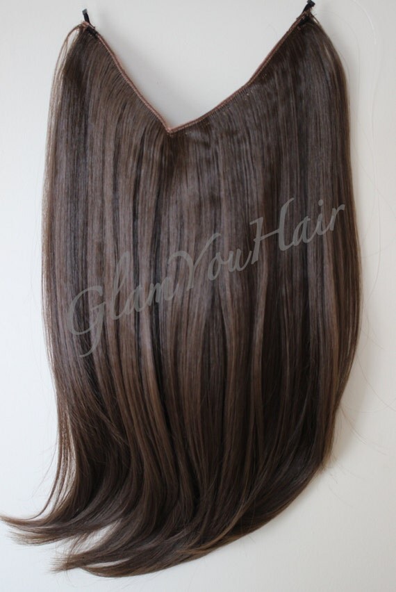 1618SECRET Syn HALO wire hair extension /140 by GlamYouHair