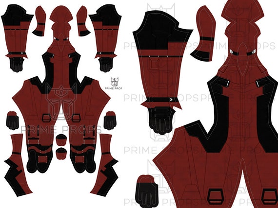 Items similar to Movie Deadpool Costume Pattern on Etsy