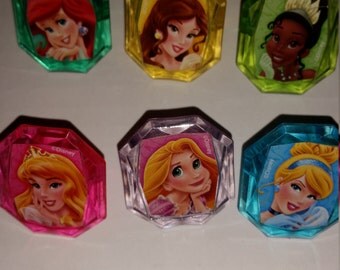 Disney Princess cupcake rings