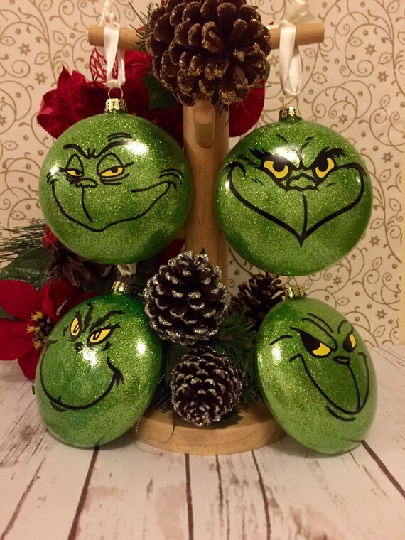 christmas ornaments set grinch baubles set by christmas ornaments set grinch baubles set by