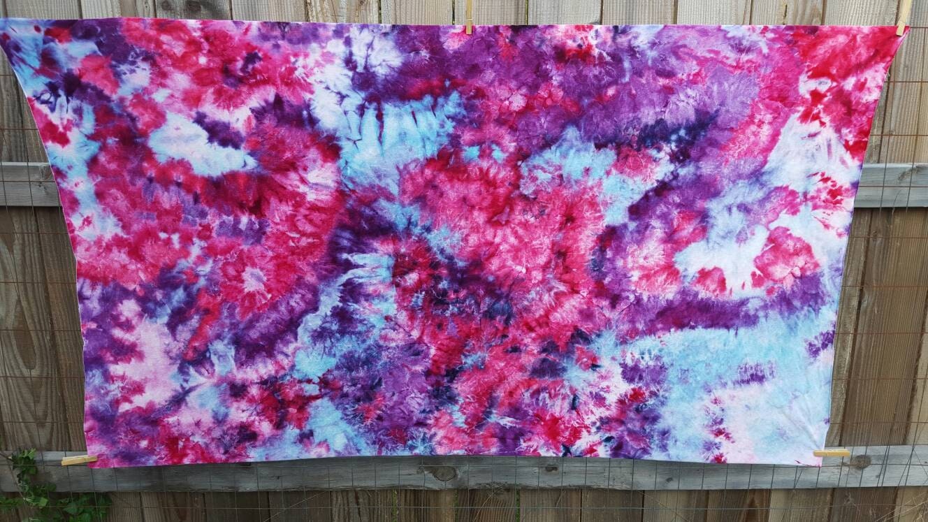 Organic bamboo cotton velour tie dyed fabric bamboo velour for