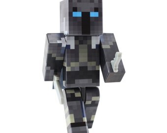 Iron Armor Crusader - 4" Action Figure Toy, Plastic Craft by EnderToys