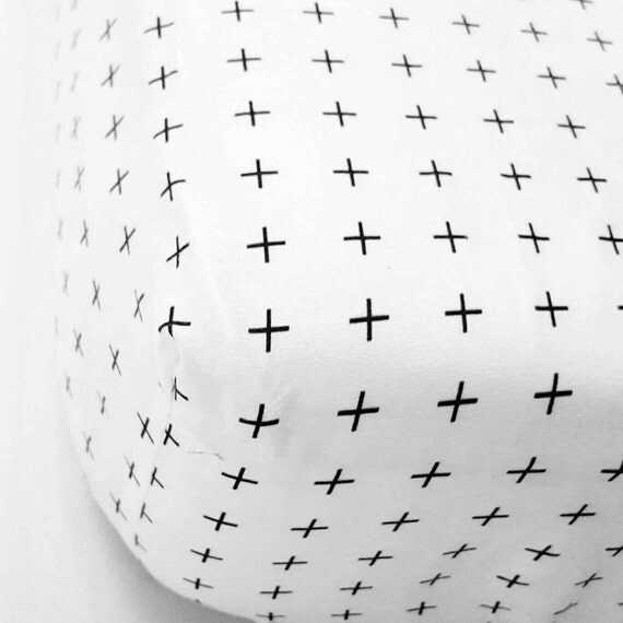 Fitted Crib Sheet // Skinny Cross
