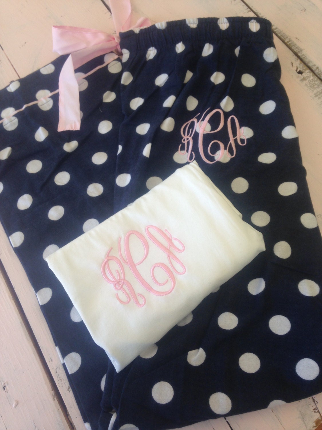 monogrammed pajamas monogrammed pajama set monogrammed