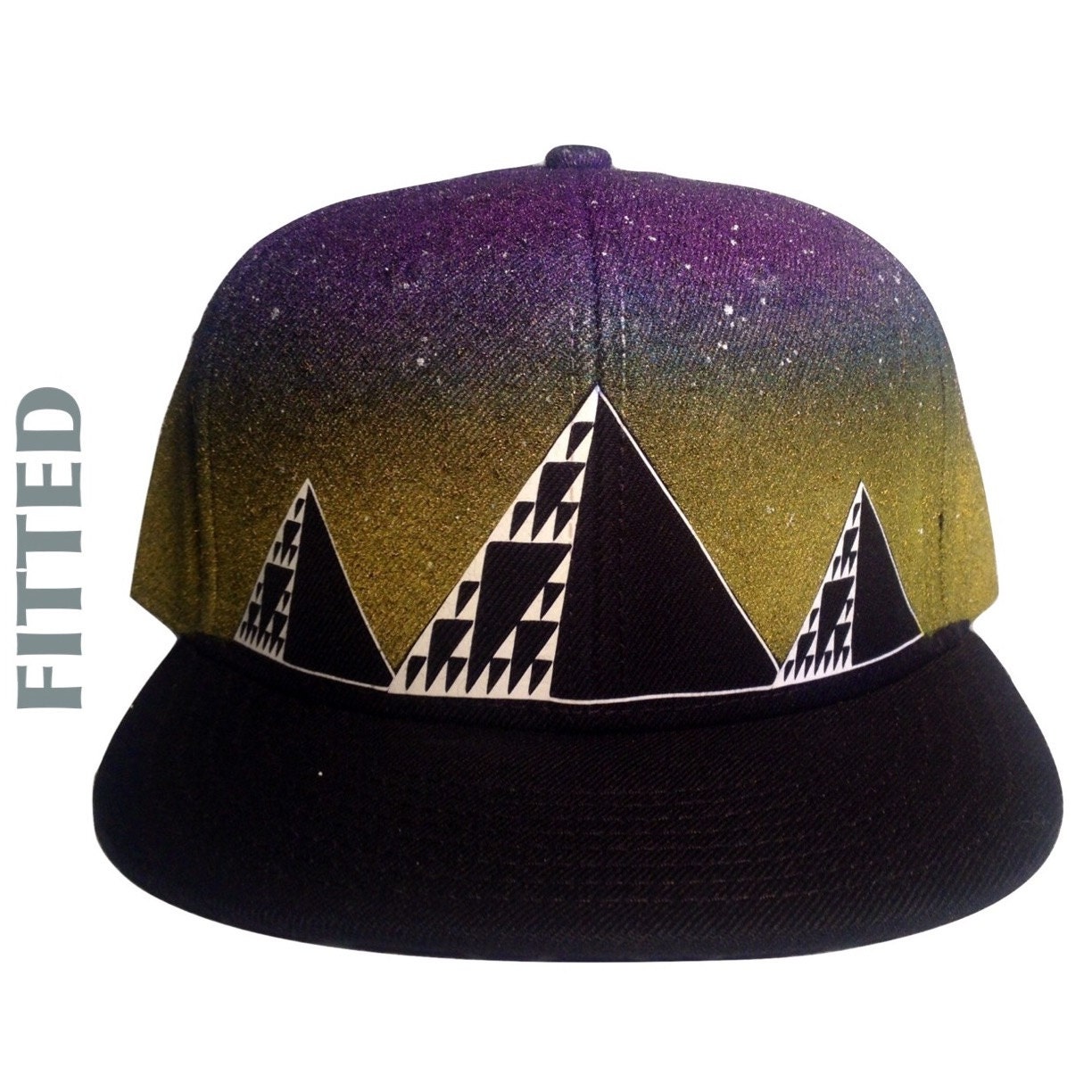 Ancient Future FITTED Glow in the Dark Airbrushed Hat