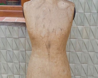 SALE Rare STOCKMAN dress form Antique Collector French Mannequin Dress Form 1860 Stockman Dress Form Mannequin