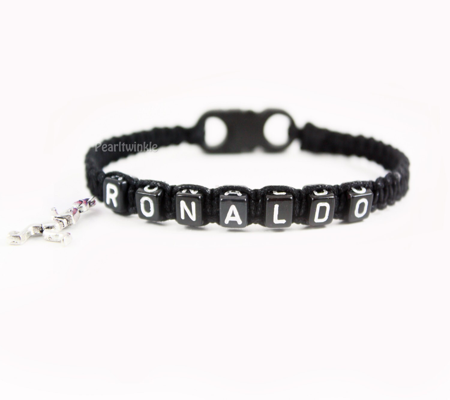 Personalized Soccer Football Bracelet Name Ronaldo Bracelet