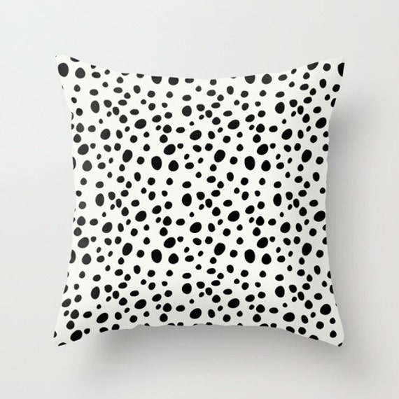 dalmatian print pillow