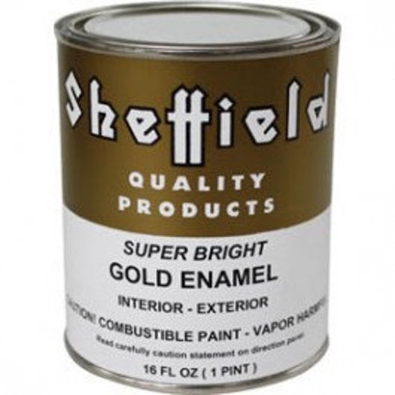 Sheffield 4740 Super Bright Gold Enamel Paint Pint