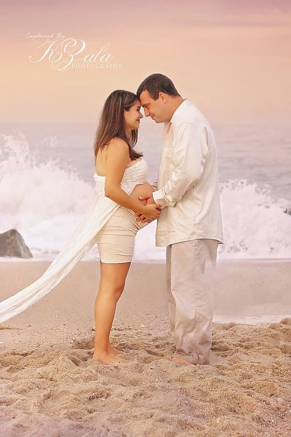 Cream Lace Maternity Gown Maxi gown Maternity by BoutiqueByAgnes