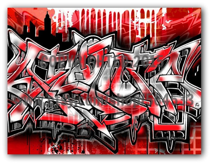 Atlanta Graffiti Canvas