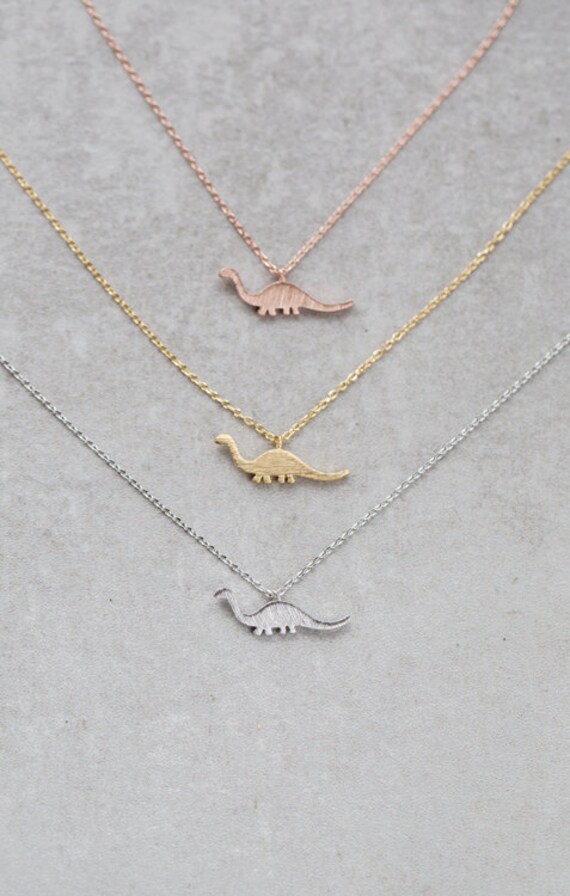 Dinosaur Necklace by Lovoda on Etsy
