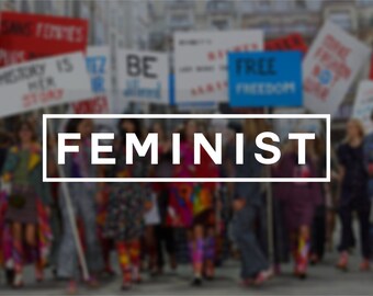 Feminist Vinyl Window Decal