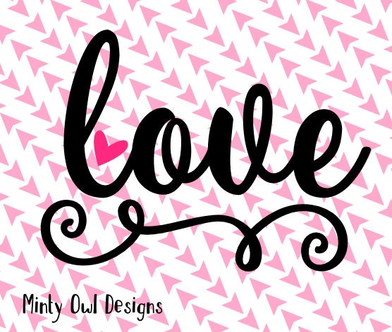 Download Cricut SVG - Love Swirl - Cutting Files - Silhouette ...