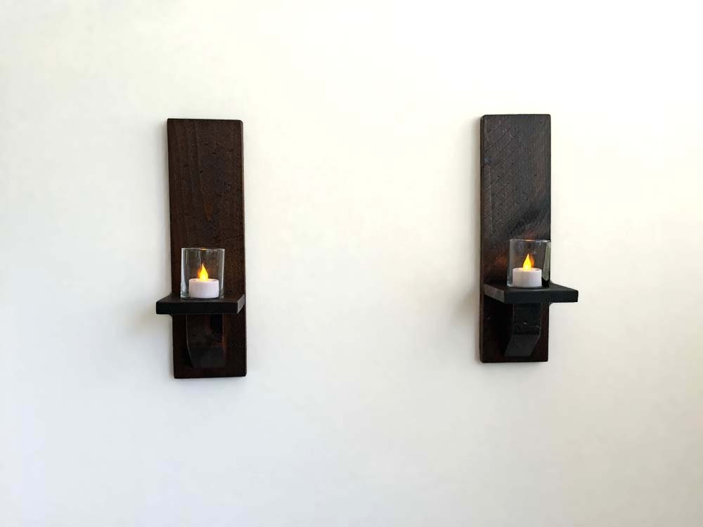 Rustic Wood Wall Sconces Candle Sconces Wall Candle Holders   Il Fullxfull.1069474952 Mwkp 