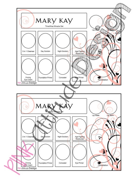 Mary Kay tray insert miracle set