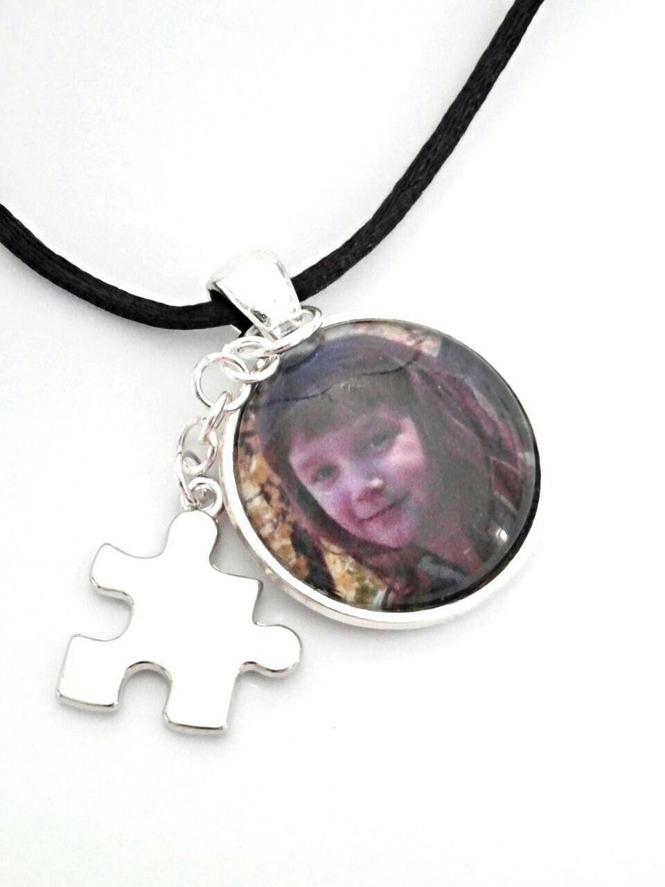 Autism necklace autism jewelry personalization by GenevasSky