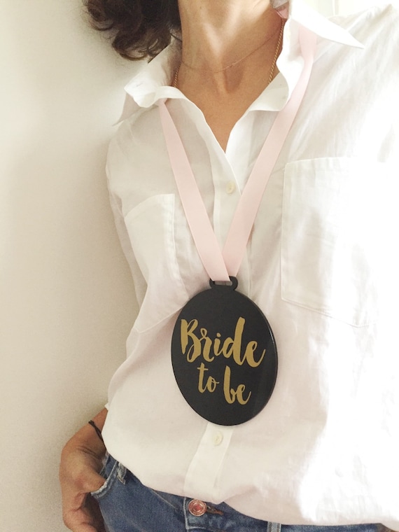 Bachelorette Sash Alternative Bride To Be Necklace Statement