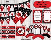 Little Ladybug Banner – Marienkäfer Motto Partydekoration Für Geburtstag Oder Babyparty, 16x20 Cm