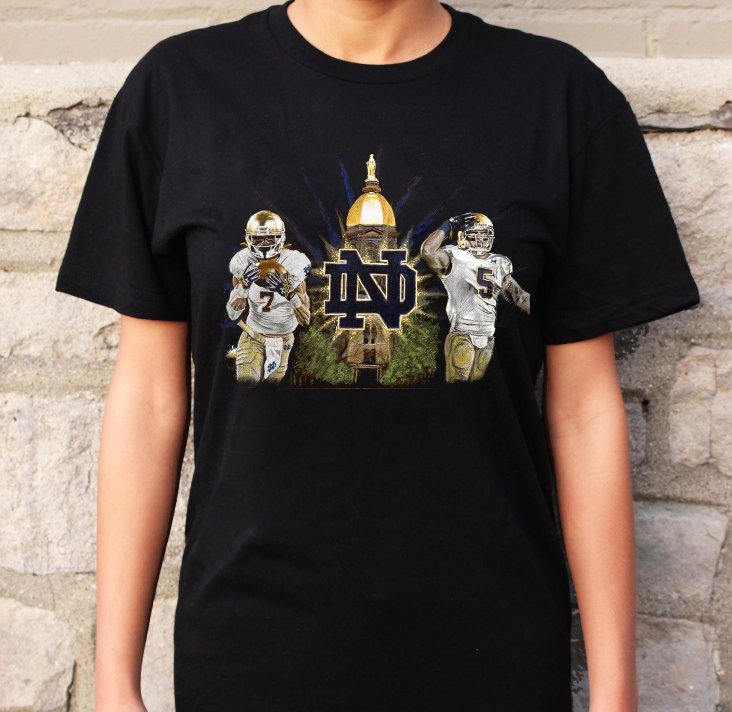 notre dame football t shirts