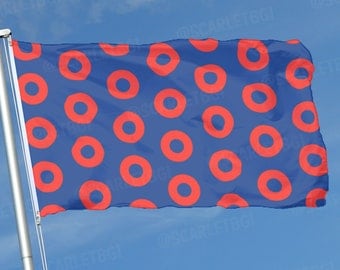 Phish Donuts Flag - Vendors, Festivals, Tailgating, Businesses, Bands, Clubs, Teams, Weddings, Parties