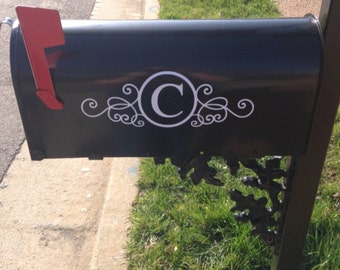 Decorative mailbox decal | custom mailbox decal | modern mailbox |personalized mailbox | unique mailboxes | mailbox design | mailbox decal