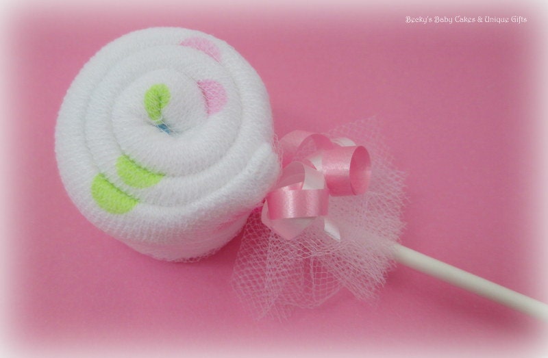 Washcloth Lollipop Baby Washcloth Baby Shower Decoration