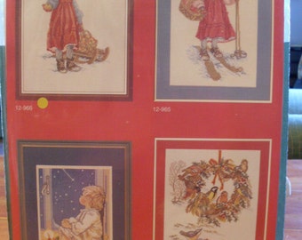 Eva Rosenstand Clara Waever Girl With A Sled Counted Cross Stitch Kit