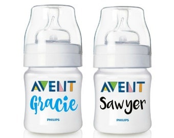 Baby Bottle Name Labels || School Name Labels, Preschool Labels, Daycare Labels, Name Label for Sippy Cups, Baby Bottle Labels