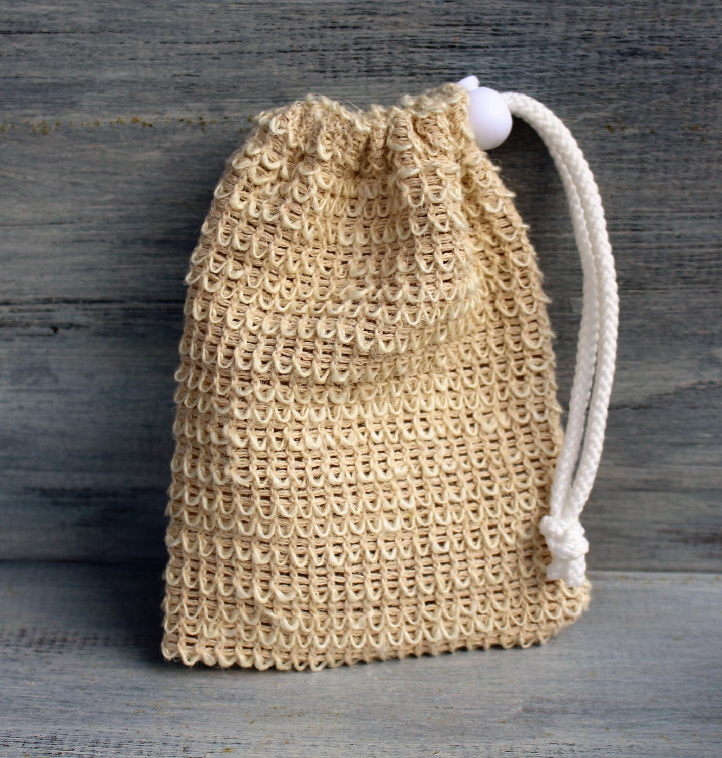 Natural Sisal Soap Pouch Soap Saver Bag Exfoliating Soap