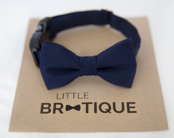 Navy Dog Bow Tie Sent 3-5 business days after you order