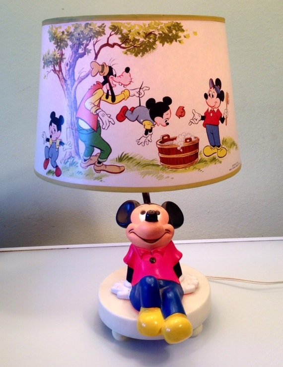 Vintage Mickey Lamp 34