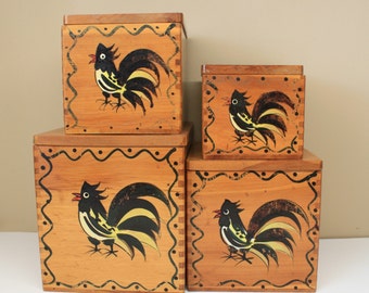 Wooden Canister Set by Woodpecker Woodware