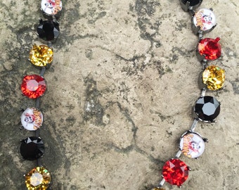 Pittsburgh Pirates swarovski necklace