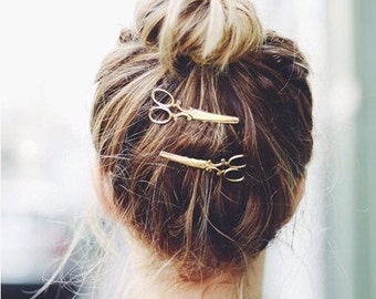 Scissor hair clips (2 clips)