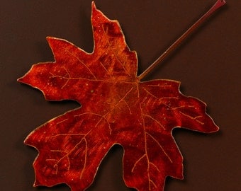 Magnetic Leaf 2 - Metal Art - (KK2---)