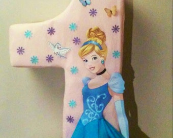 Cinderella Number pinata