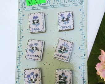 Mini Seed Packet Buttons